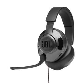 JBL Quantum 200 - Black - Wired over-ear gaming headset with flip-up mic - Hero JBL Quantum 200 - Black - Wired over-ear gaming headset with flip-up mic - Hero